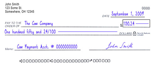 How To Write a Check // Abbey Credit Union